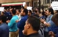 فیلم؛ شعار ضد حکومتی در راهپیمایی کارگران