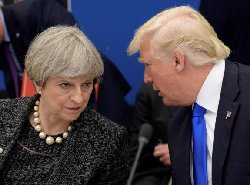 خودداری ترامپ از مذاکره با نخست وزیر انگلیس