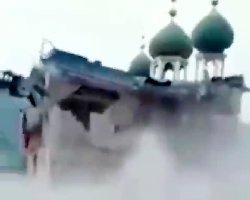 مساجد چین بسرعت تخریب می شوند+عکس