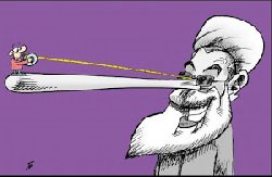 بازهم دروغ های شاخدار و وقیحانه روحانی