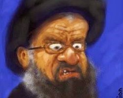 فیلم؛ آخوند وحشی خونریز: باید تو دهن آن خانوم می‌زدند!