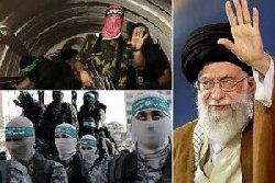 پوستر جنگ‌افروزی خامنه‌ای؛ با این حرف‌ها خوش باش تا نوبتت برسد